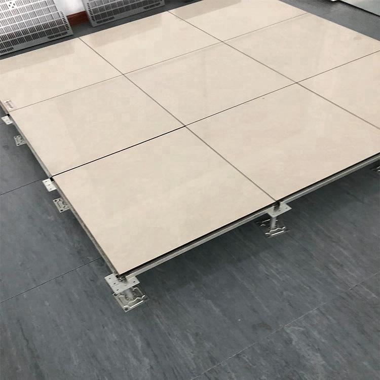 raised floor with ceramic finish