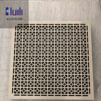 Aluminum perforated raised floor(air flow rate of 55%)