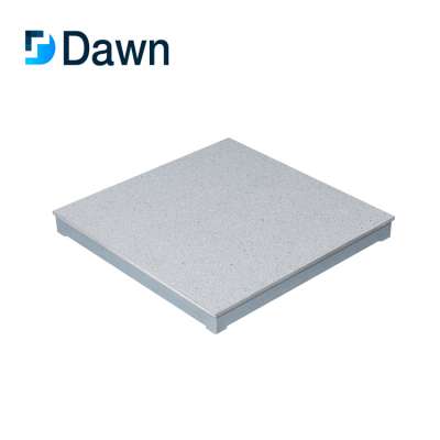 Changzhou factory OEM aluminum raised access floor with PVC finish for clean rooms